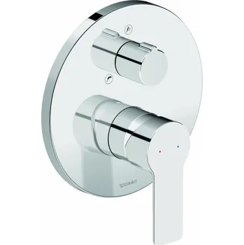 Vodovodní baterie Duravit DC5210012010-Vanová baterie pro podomítkovou instalaci D-CODE les. chrom