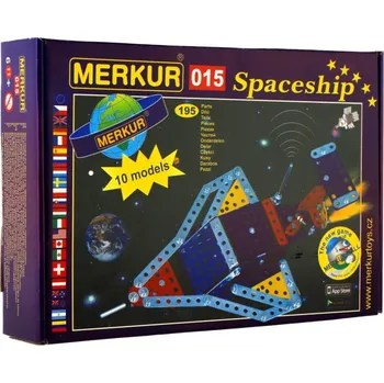 ostatní stavebnice Stavebnice MERKUR 015 Raketoplán 10 modelů 26x18x5cm