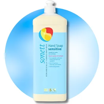 Mýdlo Sonett Tekuté mýdlo na ruce - Sensitive, 1 l