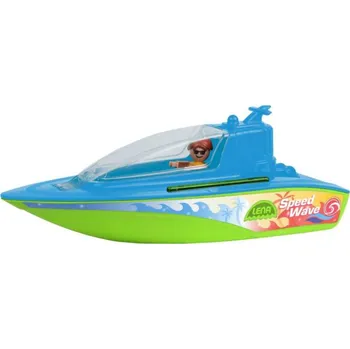 autíčko Boazz loď/člun s figurkou plast 38cm 24m+