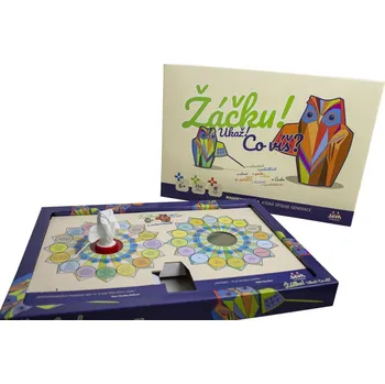 Desková hra Žáčku! Ukaž! Co víš? společenská magnetická hra v krabici 42x29x6cm