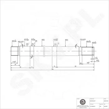 Poloosa kola Mezihřídel Mercedes-Benz CLS C-Class E-Class GLK S-Class, přední levý 2213300701 ESEN SKV