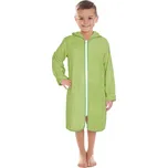 Froté župan na zip zelená vel. 3 - 5 let