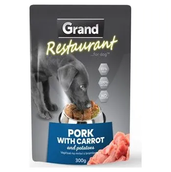 Krmivo pro psa Jeseničan GRAND kaps. deluxe pes Restaur. vepřov, mrkv 300g