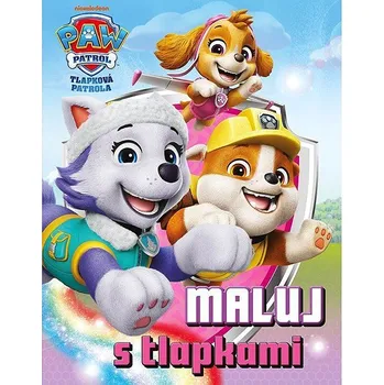 Tlapková patrola Maluj s tlapkami! Kniha