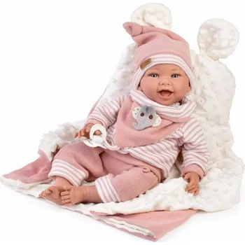 Panenka Panenka OLIVIE 42cm miminko holka zátěžová v pyžamu