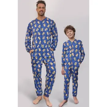 Pánské pyžamo Cornette Capybara 2 Modrá S