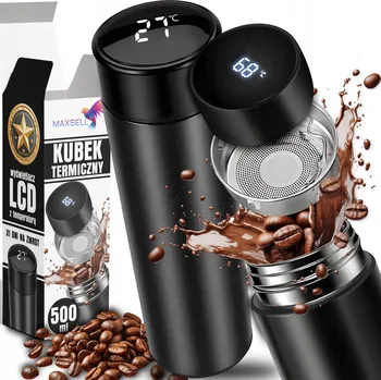 Termoska TERMOHRNEK TERMOSKA SMART LAHEV NA PITÍ LED UKAZATEL TEPLOTY