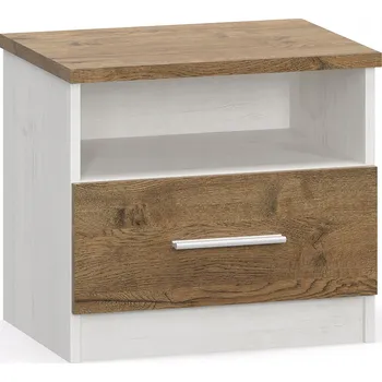 Noční stolek Noční stolek (2 knihy) Mateo N - borovice Andersen / dub