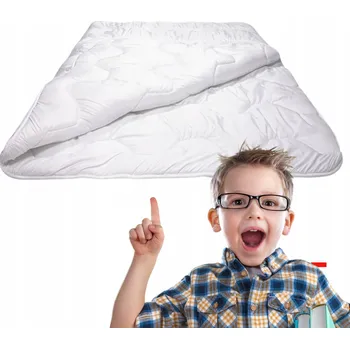 přikrývka Celoroční Přikrývka Lehká Antialergická Nadýchaná Prošívaná 90x120cm Dětská