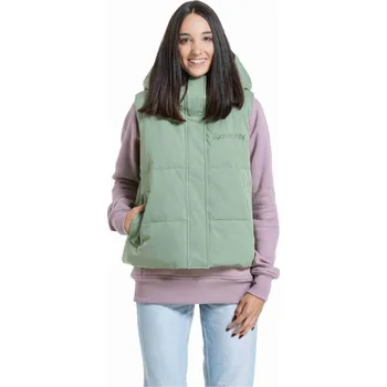 Dámská parka Dámská vesta Meatfly MOLLY Vest 25/26 Green Tea XL