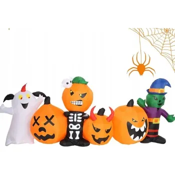 Party dekorace Halloween nafukovací dekorace venkovní dýně duch LED XXL velká