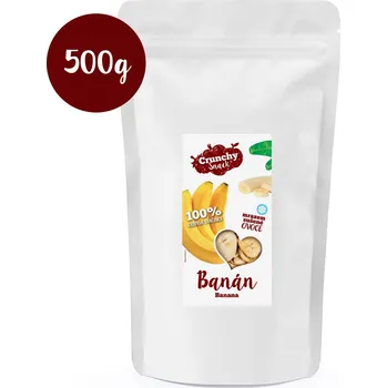 Sušené ovoce Royal Pharma s.r.o. Crunchy snack, Mrazem sušený banán, 500g