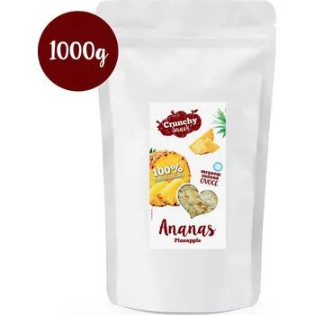 Sušené ovoce Royal Pharma s.r.o. Crunchy snack, Mrazem sušený ananas, 1000g