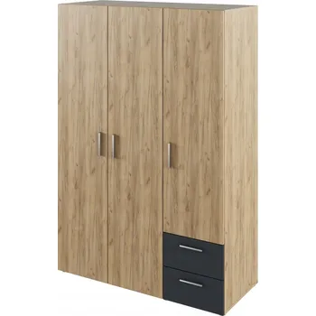 Šatní skříň Skříň Kondela Adela 120 x 177 x 52 cm dub