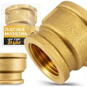 Fitinka MOSAZNÁ REDUKCE 5/4" x 3/4" VNITŘNÍ ZÁVIT, REDUKČNÍ Vsuvka, Nátrubek, SPOJKA POTRUBÍ GE-T