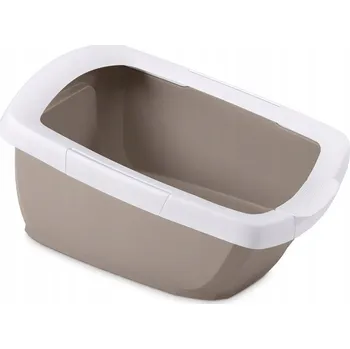 Toaleta pro kočku IMAC Funny toaleta pro kočky bílo/tmavě béžová 62x495x33 cm