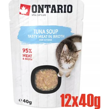 Krmivo pro kočku Ontario krmivo mokrá s tuňákem 0,48 kg