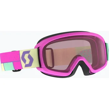 Dětské lyžařské brýle SCOTT Witty SGL neon pink/enhancer