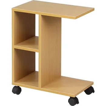 Konferenční stolek Čtvercový stolek Kondela 40 x 24 x 50 cm, světlé legno