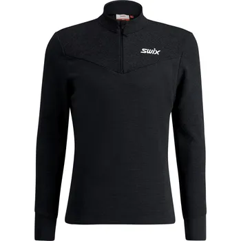 Pánská mikina Swix Nordic Midlayer M - Jet black M