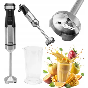 TYČOVÝ MIXÉR 1500W TURBO VÍCEÚČELOVÝ NŮŽ NÁDOBA Huslog