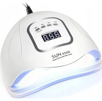 UV lampa na nehty UV LED lampa na nehty 80W pro hybridní a gelové nehty, silná, hybridy SUN X5 MAX LCD