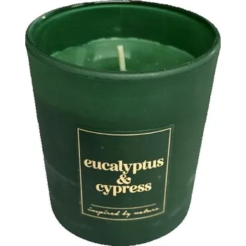 Svíčka Parafínová vonná svíčka EUCALYPTUS & CYPRESS Aril