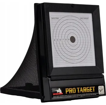 Terč na sportovní střelbu STŘELECKÝ TERČ LAPAČ STŘELIVA NA VZDUCHOVKU + TERČE 20 KUSŮ IMITACE