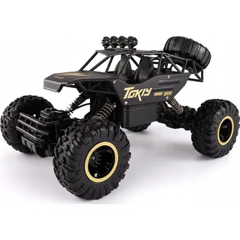 RC model auta Velké auto na dálkové ovládání RC terénní Monster 4x4 kovové LED 1:12