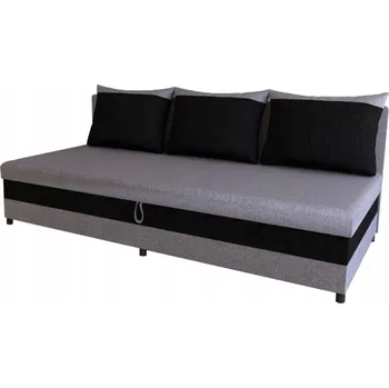 Pohovka Pohovka Kondela 198 x 82 cm látka černá