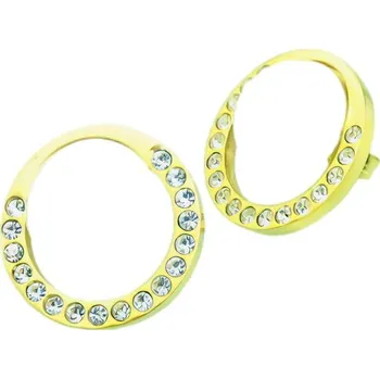 Náušnice Náušnice s perlovým středem a zirkony, průměr 19 mm, váha 7,5 g. Elegantní design pro každou příležitost.