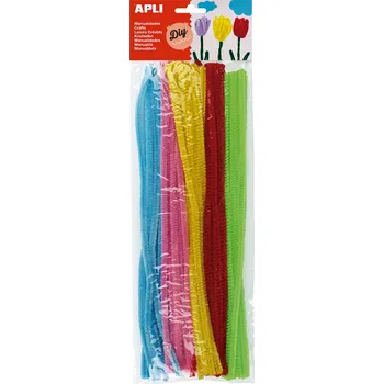 Apli Modelovací drátky 300 x 6 mm 50 ks, neonové/mix barev