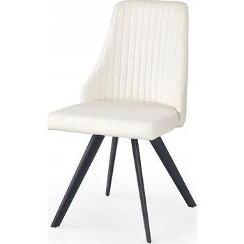 Jídelní židle Židle Halmar bílá umělá kůže, 1 ks