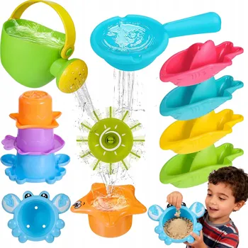 Hračky do vody pro děti, plážové hračky, hračky do bazénu , 10 Ks