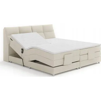 Postel Tradiční postel Kondela 160 x 234 cm béžová