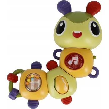 Hudební Housenka Bam Bam Chrastítko Kousátko