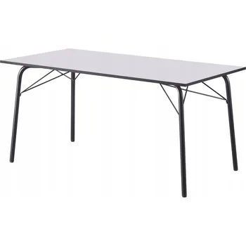 Jídelní stůl Kuchyňský stůl Kondela obdélníkový bílý 80 x 160 x 75 cm