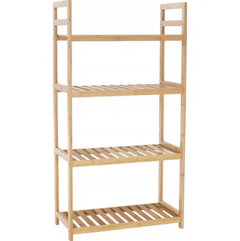 Knihovna Regál Kondela 53 x 100 x 26 cm, světle hnědá barva (odstín legno jasne)