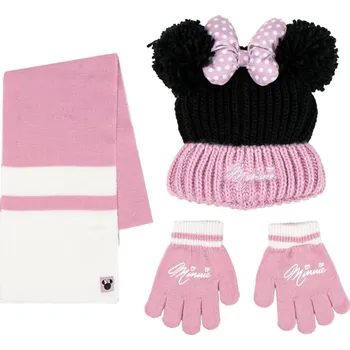 Pokrývka hlavy Dětský zímní set Disney|Mickey mouse: Minnie (univerzální)