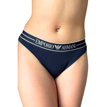 Kalhotky Dámské brazilky Emporio Armani EW000406 AF10881 modré modrá L