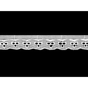 Krajka Madeira - štykování šíře 20 mm Varianta: 4 bílá, Balení: 13.5 m