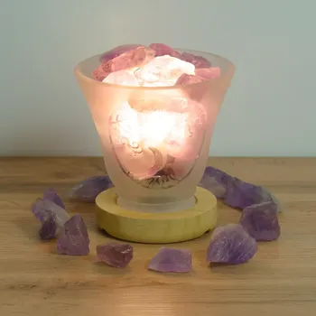 Lampa „Strom života“ – světlo, které oživuje energii kamenů