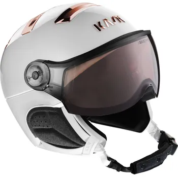 KASK PIUMA-R CHROME WHITE / PINK GOLD - PHOTOCHROMIC VISOR Velikost helem: 54/XS