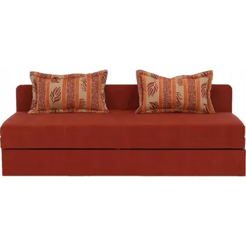 Pohovka Pohovka Kondela 193 x 74 cm látka hnědá