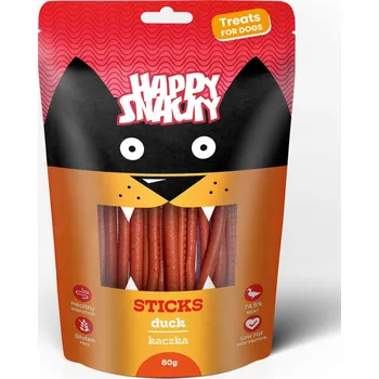 Pamlsek pro psa Happy Snacky TYČINKY S KACHNOU 80G