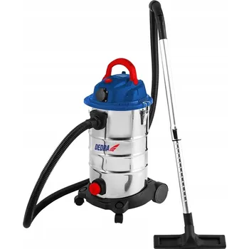 Vysavač Vysavač DEDRA Bezsáčkový Mokré Suché Vysávání Foukání 1600W 30L Zásuvka Oklepávač