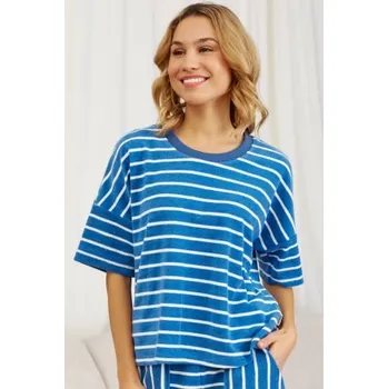 Dámské pyžamo Dámské pyžamo Doctor Nap 7226 - bavlna Modrá L