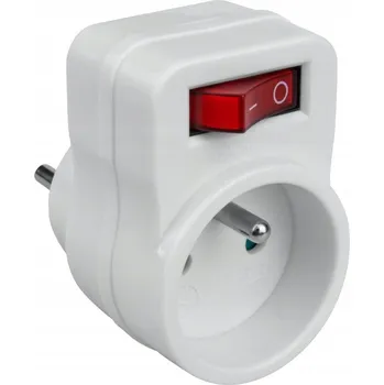 Elektrická zásuvka Elektrická Zásuvka rozbočka DPM bílá