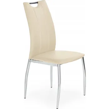 Židle Halmar, béžová umělá kůže, 1 ks